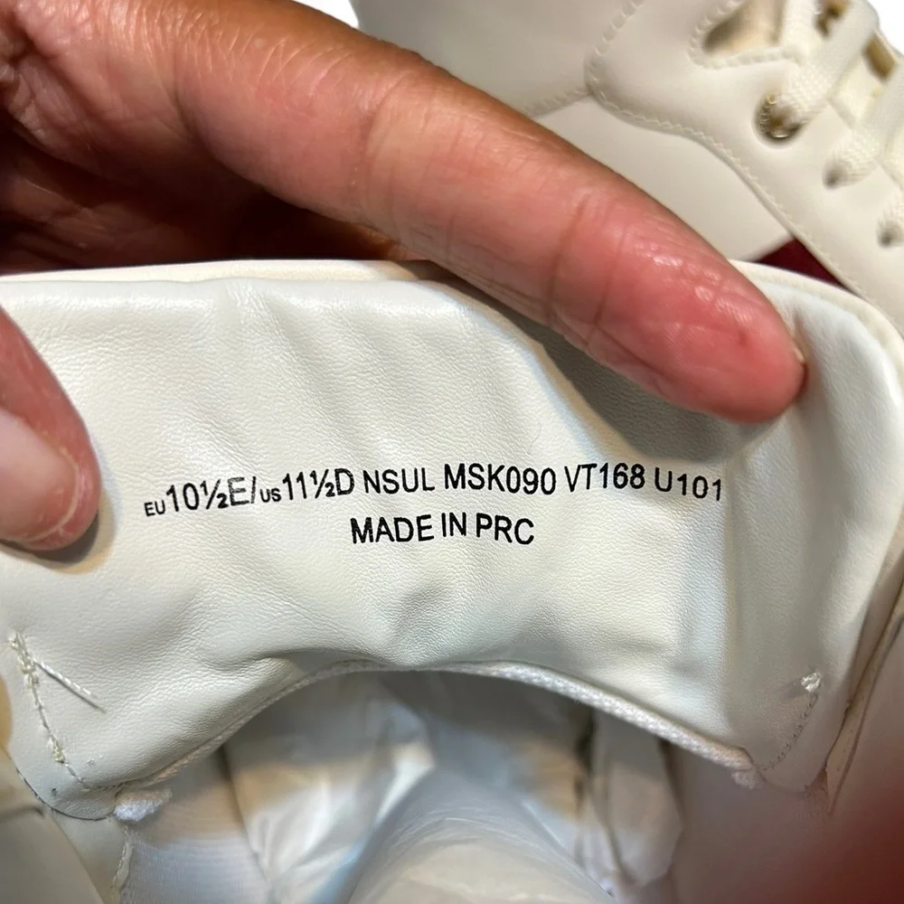 Bally Meson Striped Mid-Top Sneakers-Bone - Picture 10 of 16